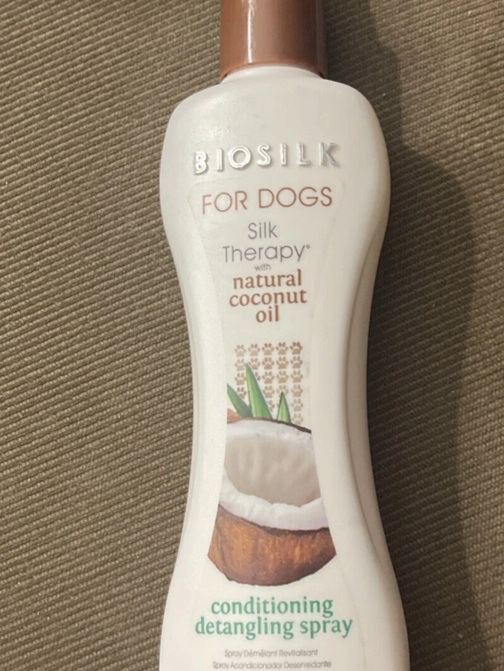 Silk Therapy, Conditioning Detangling Spray, For Dogs (cap missing)